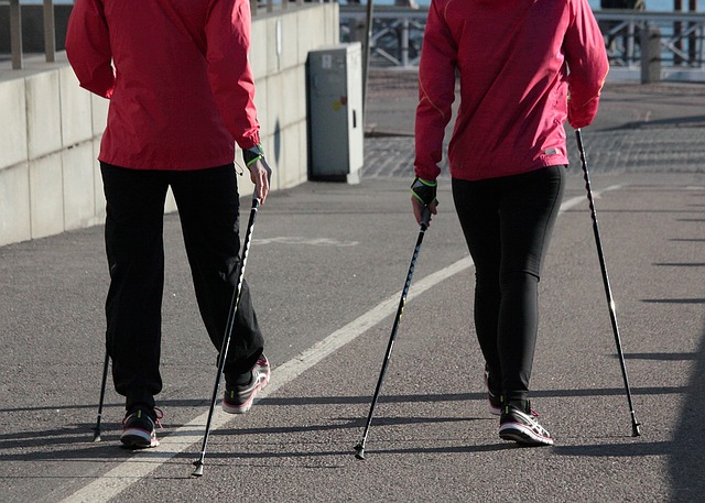 Nordic walking w Parku Mickiewicza