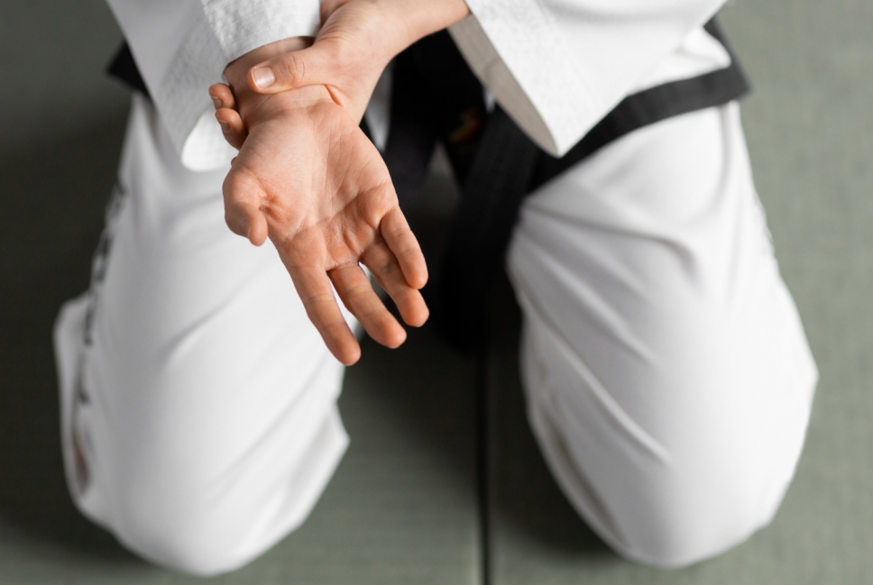 Pokaz karate na sieradzkim Rynku przyciągnął tłumy