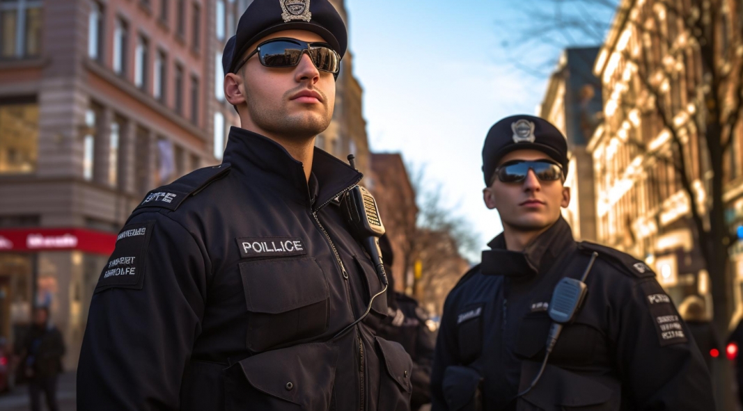 Uroczyste pożegnanie dwóch doświadczonych policjantów z Komendy Powiatowej Policji w Sieradzu